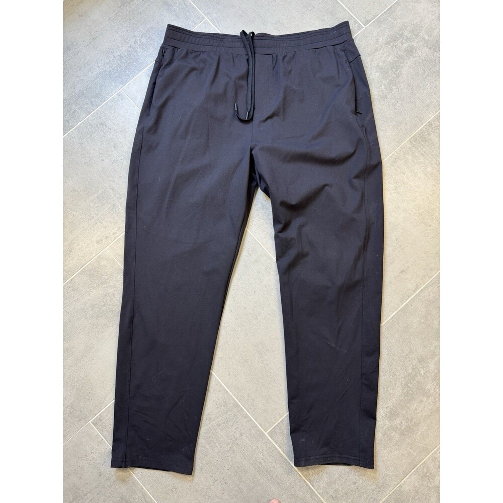 Public Rec Gamechanger Performance Pants Black Stretch Mens 42x32   Athleisure